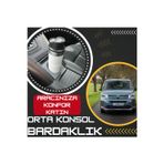Toprak Shop Citroen Berlingo Uyumlu Orta Konsol Çapraz Bardaklık 2019-2024 Modellerle Uyumlu