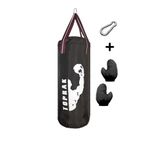 Toprak Sport Boks Torbası 60 cm Siyah 9-13 Yaş Çocuk Için