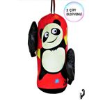 Toprak Sport Çocuk Boks Torbası, 45 cm, Eldiven Hediyeli, Kırmızı