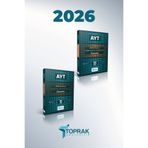 Toprak Yayıncılık AYT TÜRK DİLİ EDEBİYATI DENEME VE AYT SOSYAL BİLİMLER-2 DENEME KİTAP SETİ
