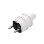 Topraklı Erkek Fiş Beyaz HSPLİNM-3765