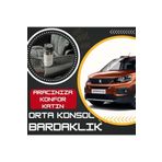 Toprakshop Peugeot Rifter Orta Konsol Bardaklık Uyumlu 2019-2024 Modellerle Uyumlu