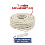 Topraq Şeffaf Klima Su Tahliye Hortumu 5/8 – Spiral Yapı, Dayanıklı & Esnek