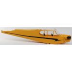 TopRC 067A KIT Piper J3, Sarı, Model Uçak Boş Gövdesi