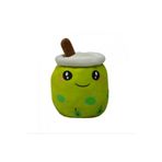 TOPROCKSTORE 15 cm Peluş Sevimli Pipetli Bardak Oyuncak, Yeşil