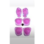 TOPROCKSTORE Çocuk Koruyucu Dizlik Dirseklik Set 6'lı Paten Scooter Bisiklet Kaykay Koruyucu Ekipman Set