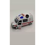 Toprockstore Metal Ambulans Oyuncak Işıklı Sesli İlk Yardım Aracı Ekip Otosu