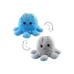 TOPROCKSTORE Mod Değiştiren Ahtapot Peluş Yastık Mavi