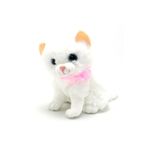 TOPROCKSTORE Oyuncak Pelüş Miyavlayan Kedi Papyonlu Boyu 30 cm