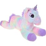 Toprockstore Peluş 60 Cm Yatan Boynuzlu At