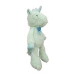 TOPROCKSTORE Sevimli Boynuzlu Peluş At 42 cm Oyuncak Uyku Arkadaşım, Yeşil, Unisex