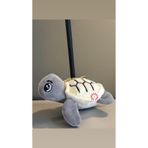 TOPROCKSTORE Sevimli Caretta Kaplumbağa Peluş Oyuncak Anahtarlık, 11 cm, Ekru, Unisex