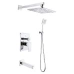 Topsan Ankastre 2 Yönlü Duş Armatur Seti- Kare Model - Z2504