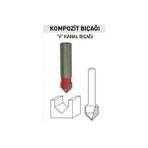 Topshop 14479 1''x12mm. Kompozit Freze Bıçağı