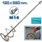 Topshop Th14343 M14 Lema Sarım 120x600 mm Boya, Alçı ve Harç Karıştırıcı Uç