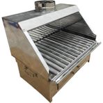 Topsöken Paslanmaz Bacalı Mangal 28 x 50 cm Çekmeceli Masaüstü - STANDART