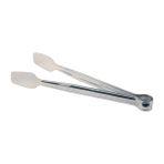 Topsöken Paslanmaz Mangal Maşası 30 cm Kısa Boy 1. Kalite - Gri - 1 Adet