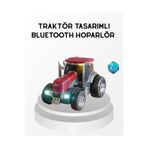 Toptan Bulurum Bluetooth Nostaljik Traktör Hoparlör LED Işıklı 12W Güçlü Ses