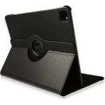 Toptan Bulurum iPad Pro 12.9 (2021) Kılıf 360 Tab Deri Kılıf Siyah