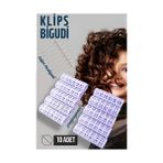 Toptan Bulurum Klipsli Bigudi Klips Toka Seti 10 Adet