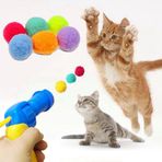 Toptan Bulurum Peluş Top Atan İnteraktif Kedi Oyuncağı