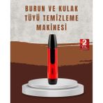 Toptan Bulurum Raks Leo Burun Kulak Tüy Alma Makinesi 45 Dk Şarj Süreli Kırmızı