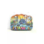 Toptan Bulurum TL-869203876721923Esk-ALK4366 Ahşap İstanbul Temalı Magnet