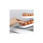 Toptan Pratik Buzdolabı Yumurta Standı 2 Katlı Raf Buzdolabı Organizer - Option-1