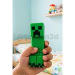 Toptan3D Creeper Midi Boy Hareketli Eklemli Minecraft Tarzı Figür Creeper Oyuncak - Çok Renkli