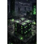 Toptan3D Ejder Stres Küpü, Yeşil Göz Stres Küpü, Fidget, Sonsuz Küp, infinity cube - Renkli