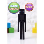 Toptan3D Enderman Hareketli, Oynar Eklemli Minecraft Tarzı Enderman Figür Oyuncak - 13 cm