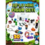 Toptan3D Mini Figür Minecraft Tarzı Oyuncak Seti - Doğum Günü Hediyesi Minecraft Tarzı 30 Parça Set (Karton Kutulu)