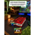 Toptan3D TNT Tarzı Stres Küpü, infinity cube + Gözlüklü Karakter Anahtarlık Hediyeli