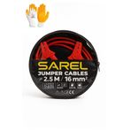 Toptancı Amca Akü Takviye Kablosu Extra Kalın 16 Mm Uyumlu 2.5 Metre Eldiven Hediye