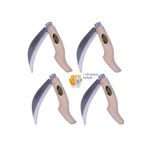 Toptancı Amca Fındık Muz Budama Bıçkısı Toptan Fındık Bıçağı Muz Bıçağı 4 Adet (Eldiven Hediyeli)