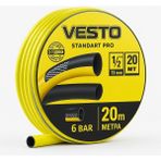 Toptancı Amca Kalın Takviyeli Bahçe Hortumu Zebra Ev Ofis Bahçe Market Tipi 1/2" - 20 metre