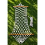 Toptancı Amca ÖRGÜLÜ HAMAK ÇİFT ÖRGÜLÜ HAMAK TEK KİŞİLİK EL ÖRGÜSÜ HAMAK SALINCAK KURULUMA HAZIR 6 METRE BAĞLAMA İPİYLE GÖNDERİLİR 90 x 180