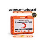 Toptancı Amca ÖZEL KUTULU TRAFİK SETLERİNE UYGUN TRAFİK İLK YARDIM SETİ TAŞIMA KUTULU 60 PARÇA
