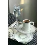 Toptanfoni Paslanmaz Çelik Gümüş Renk Sunum Tepsisi 21 X21 Cm Çay Kahve Pasta Tatlı Servis Sunum Tepsisi 1 Ade PRA-9986175-8824