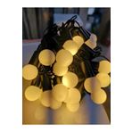 Toptanhane Boncuk Top Led Işık Fişli Sabit Yanan 5 Metre 28 Top Yılbaşı Doğum Günü Parti Ağaç Süsleme New Year