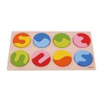Toptoys - Ahşap Oyuncak, Parça Bütün Daire Tamamlama