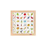 Toptoys CS-7022 Resimdekileri Bul - Yiyecekler Ahşap Puzzle
