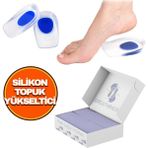 Topuk Diken Tabanlık Topuk Yükseltici 1 Çift Silikon Topuk Terliği Ayakkabı Topuk Çorabı