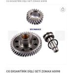 Topuz Motor Cg Eksantirik Dişli Seti takım Zomax KT 125