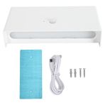Topyon Modern LED duvar ışığı, şarj edilebilir hareket sensörü kablosuz duvar lambası, üst ve alt aydınlatma duvarı apliki, koridor merdiveni oturma odası için pille çalışan (Beyaz)