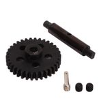 Topyond Çelik Pinyon Dişli Setleri 34T Mil Motor Pinyon Dişlisi 1/7 1/8 Serisi RC Arabalar Için Makara Mili Ile Fırçasız Fırça Motoru