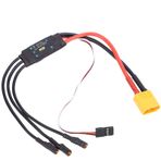 Topyond Elektronik Hız Kontrol Cihazı 30A Fırçasız RC Drone ve Oyuncak Uçak için Küçük ESC, Hızlı Gaz Tepkili Fırçasız Motor, Kolay Döngüsel Menü Ayarı