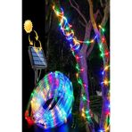 Tor Store RGB Solar Güneş Enerjili Led Işık Hortum Ağaç Duvar Bahçe Balkon Çardak Dekoratif Aydınlatma (10 Mt)