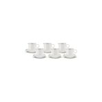 Torba 6 Kişilik Kahve Fincanı 90 Ml Beyaz