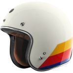 Torc T-50 Del Mar Full Tree Açık Motosiklet Kaskı Beyaz / Kırmızı / Mavi - XL